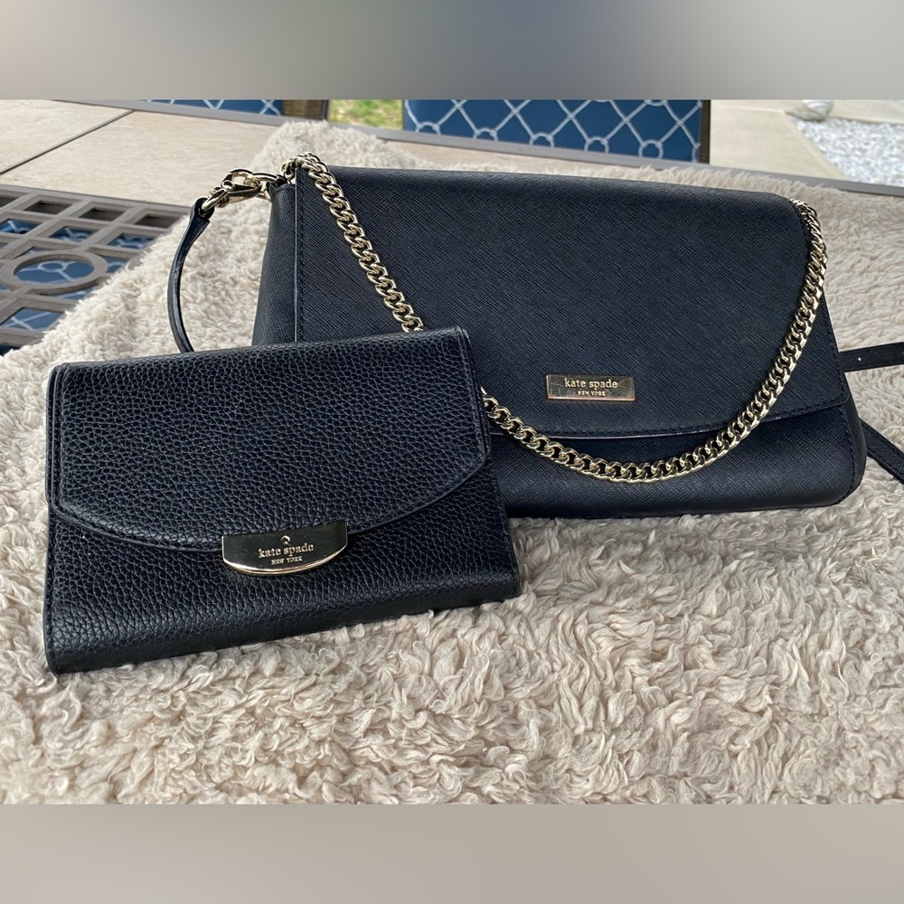 KATE SPADE LEATHER CROSSBODY WITH WALLET